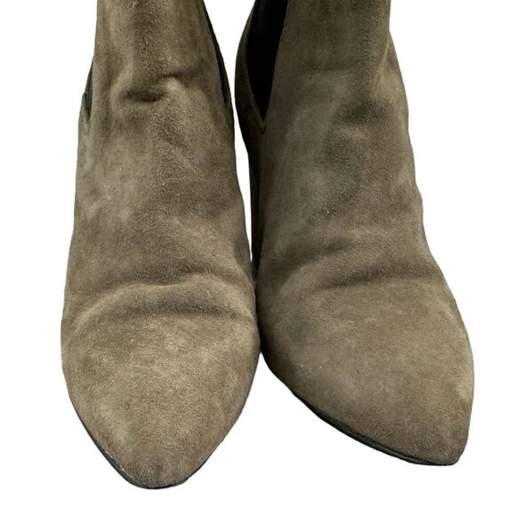 Kristin Cavallari x Chinese Laundry Suede Starlight Green Bootie Women's 9/EU 40 - Picture 7 of 12